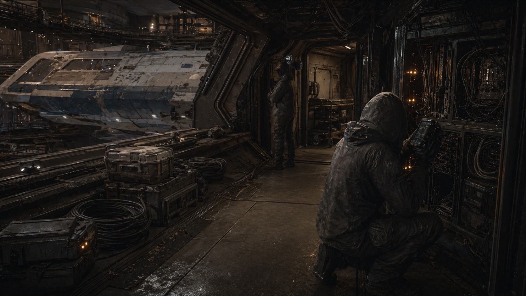 Covert relay maintenance operation concept art