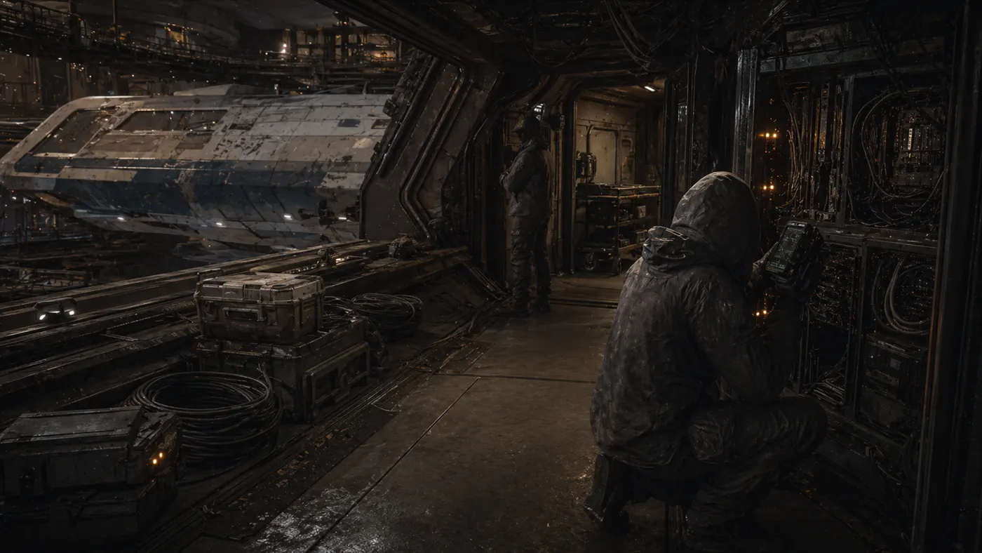 Covert relay maintenance operation concept art