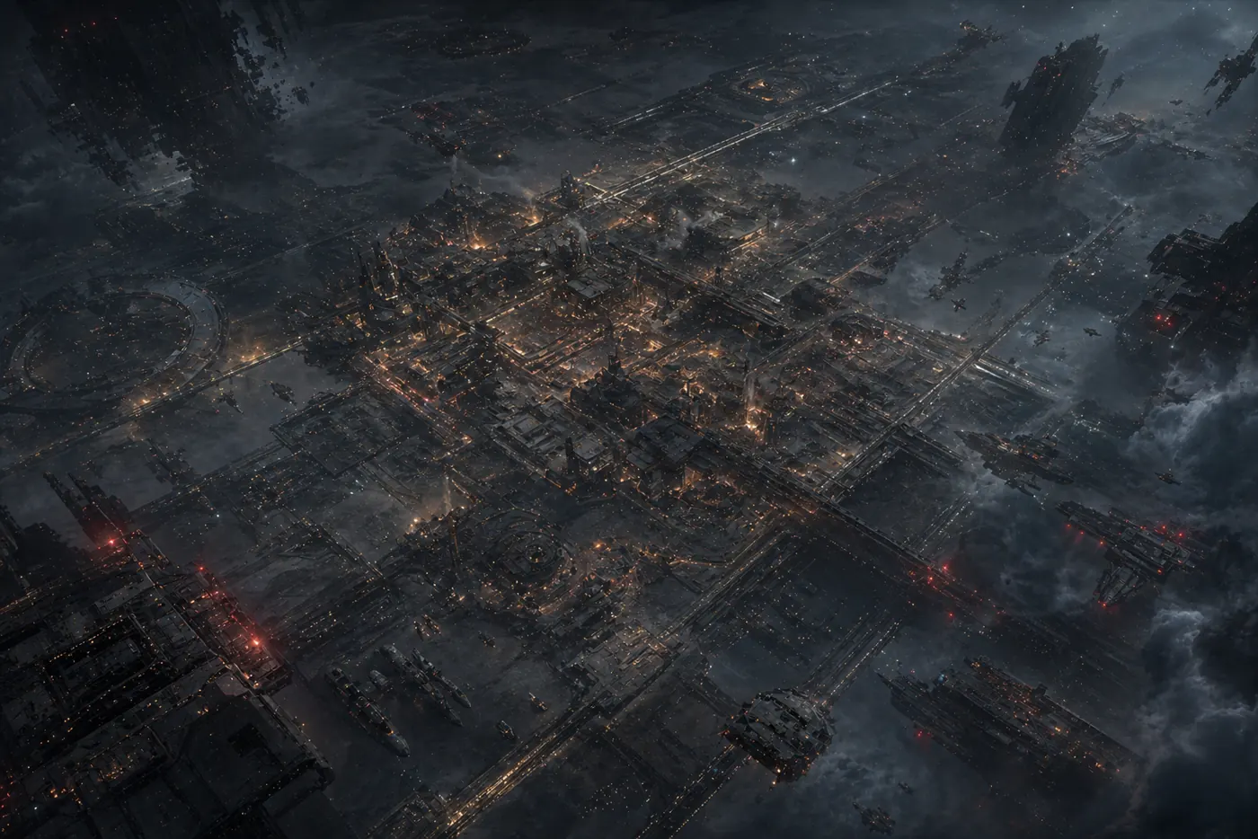 Svarog industrial heart tactical map art